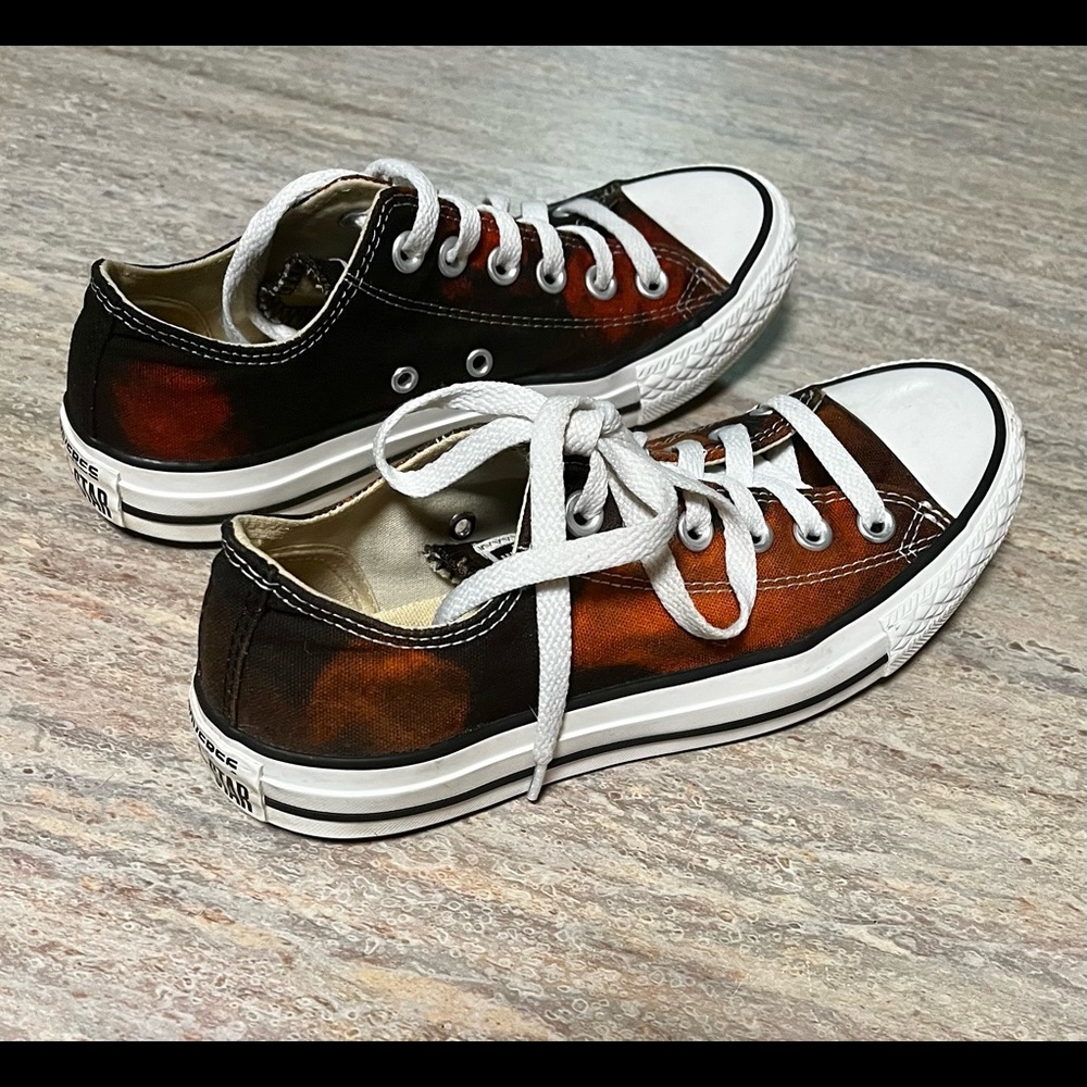 Converse All Star Unisex tie dye brown sneakers - Picture 4 of 16